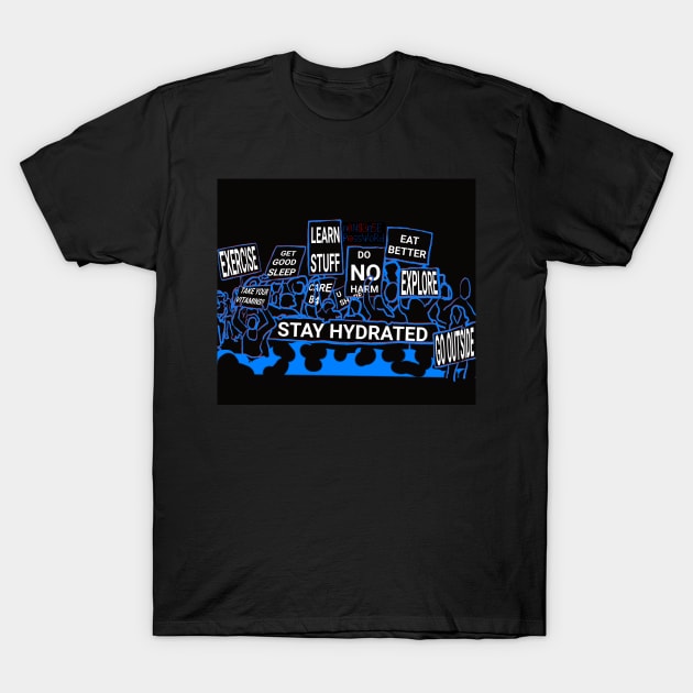 Healthy Protest March T-Shirt by Nonsense-PW